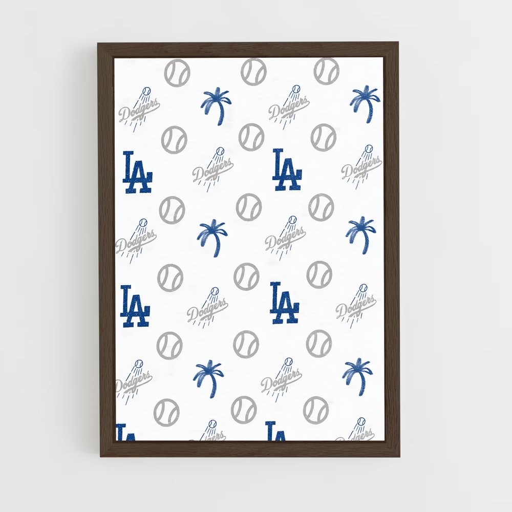 Poster Los Angeles Dream – affiche Baseball (vue 5)